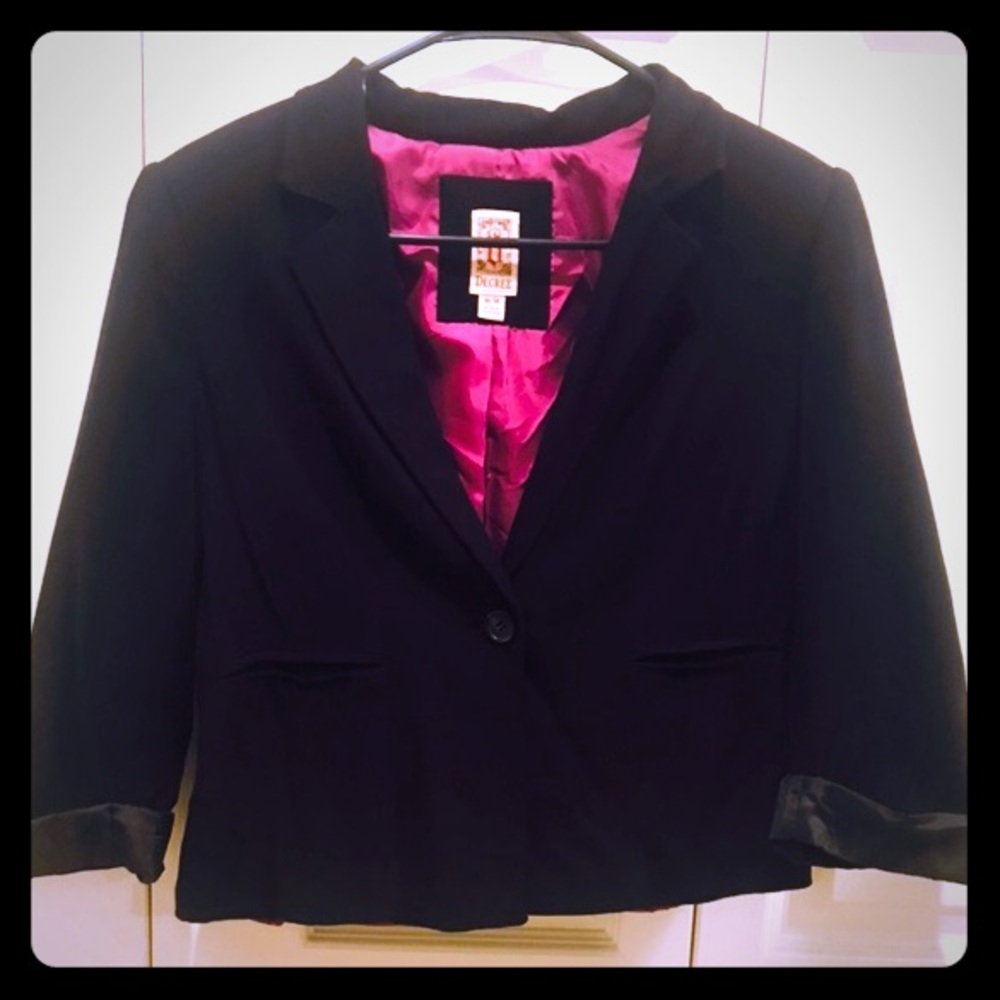 Black blazer